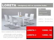 Kuchyně Komárek stůl Loreta
