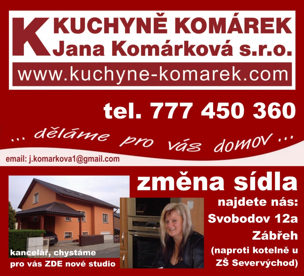 reklama zpravodaj zmena sídla konečná