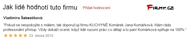 Kuchyně Komárek reference  5