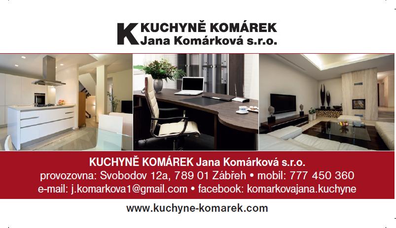 Kuchyně a interiéry Komárek Zábřeh