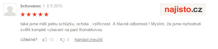 Kuchyně Komárek reference 6